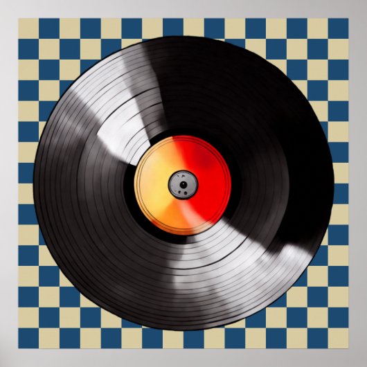Poster du disque de vinyle (Devant)