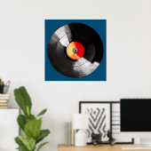 Poster du disque de vinyle (Bureau à domicile)