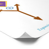 Poster du dragon blanc aile Lion blanc (Coin)