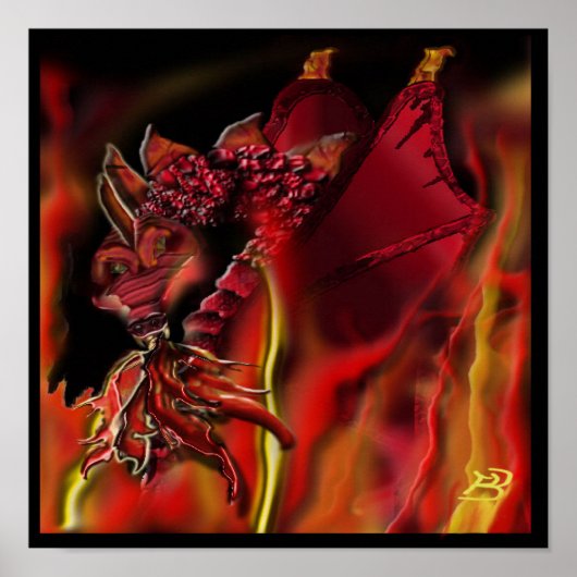 Poster du dragon Crimson (Devant)