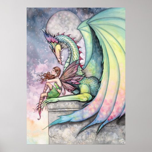 Poster du dragon de fée par Molly Harrison (Devant)
