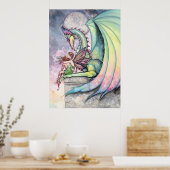 Poster du dragon de fée par Molly Harrison (Cuisine)