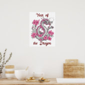 Poster du dragon de fleurs (Cuisine)