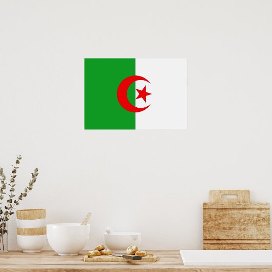 Poster du drapeau africain (Cuisine)
