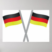 Poster du drapeau allemand (Devant)