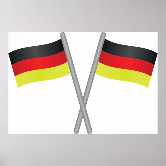 Poster du drapeau allemand (Devant)