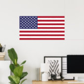 Poster du drapeau américain (Bureau à domicile)