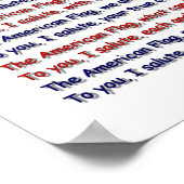 Poster du drapeau américain (Coin)