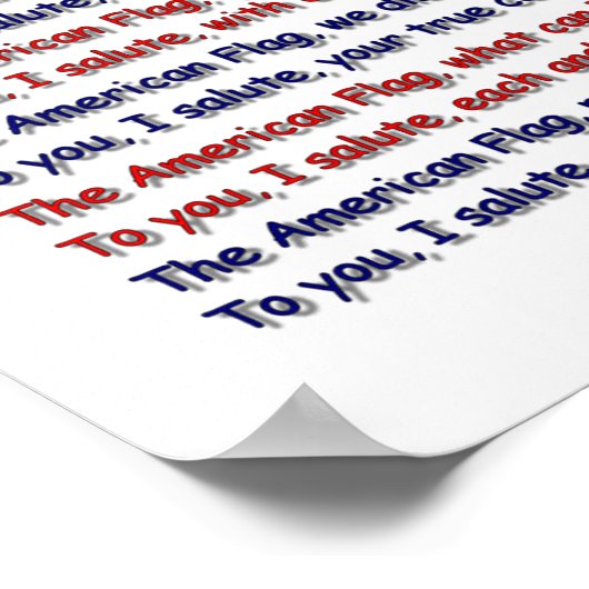 Poster du drapeau américain (Coin)