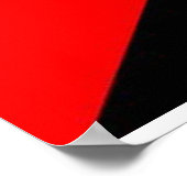 Poster du drapeau anarchiste (Coin)