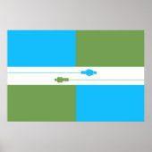 Poster du drapeau athée (Devant)