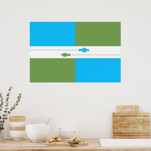 Poster du drapeau athée (Cuisine)