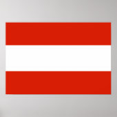 Poster du drapeau autrichien (Devant)