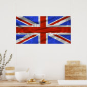 Poster du drapeau britannique (Cuisine)