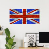 Poster du drapeau britannique (Bureau à domicile)