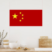 Poster du drapeau chinois (Cuisine)