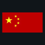 Poster du drapeau chinois<br><div class="desc">Poster du drapeau chinois</div>