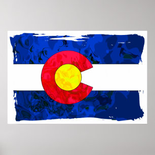 Poster du DRAPEAU COLORADO