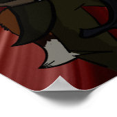 Poster du drapeau de Crimson (Coin)