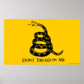 Poster du drapeau de Gadsden (Devant)