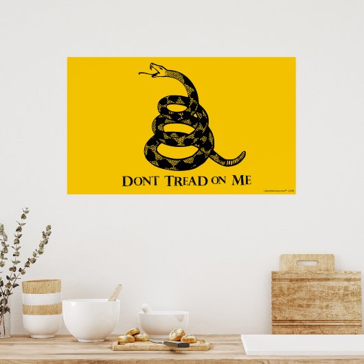 Poster du drapeau de Gadsden (Cuisine)
