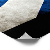 Poster du drapeau de Grunge Agnew Scotland (Coin)