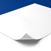 Poster du drapeau de la Finlande (Coin)