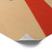 Poster du drapeau de la Grande-Bretagne vintage (Coin)