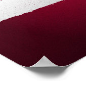 Poster du drapeau de la Lettonie urbaine (Coin)