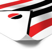 Poster du drapeau de la tribu Arapaho Imprimer (Coin)