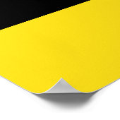 Poster du drapeau du Bade-Wurtemberg (Coin)