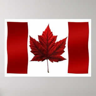 Poster du drapeau du Canada Drapeau du Canada Souv
