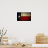 Poster du drapeau du Texas (Cuisine)