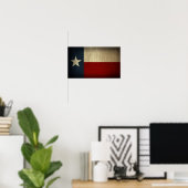 Poster du drapeau du Texas (Bureau à domicile)