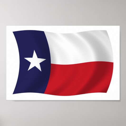 Poster du drapeau du Texas Imprimer (Devant)