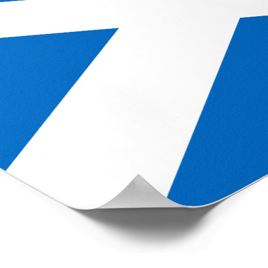 Poster du drapeau écossais (Coin)