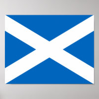 Poster du drapeau écossais