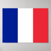 Poster du drapeau français (Devant)