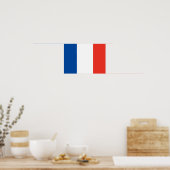 Poster du drapeau français (Cuisine)