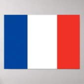 Poster du drapeau français (Devant)