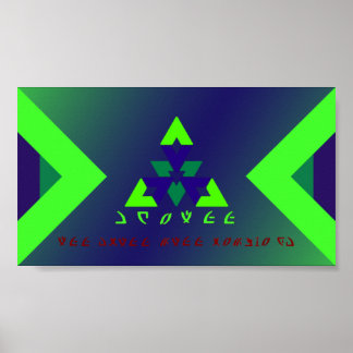 Poster du drapeau Galaxy Kneall