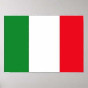 Poster du drapeau italien