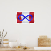 Poster du drapeau Metis Canada Drapeau Metis Souve (Cuisine)