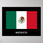 Poster du drapeau mexicain (Devant)