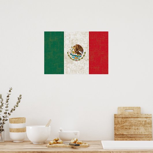 Poster du DRAPEAU MEXIQUE (Cuisine)
