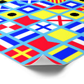 Poster du drapeau nautique (Coin)