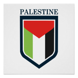 Poster du drapeau palestinien