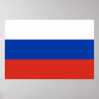 Poster du drapeau russe (Russie)