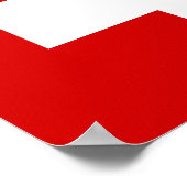 Poster du drapeau suisse (Coin)