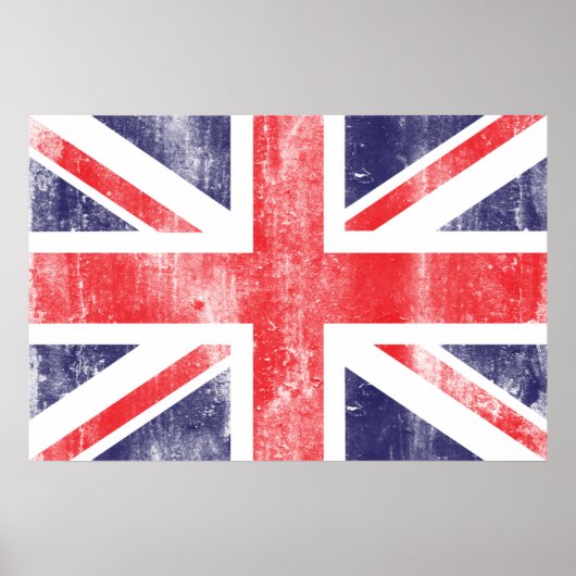 Poster du drapeau vintage (Devant)